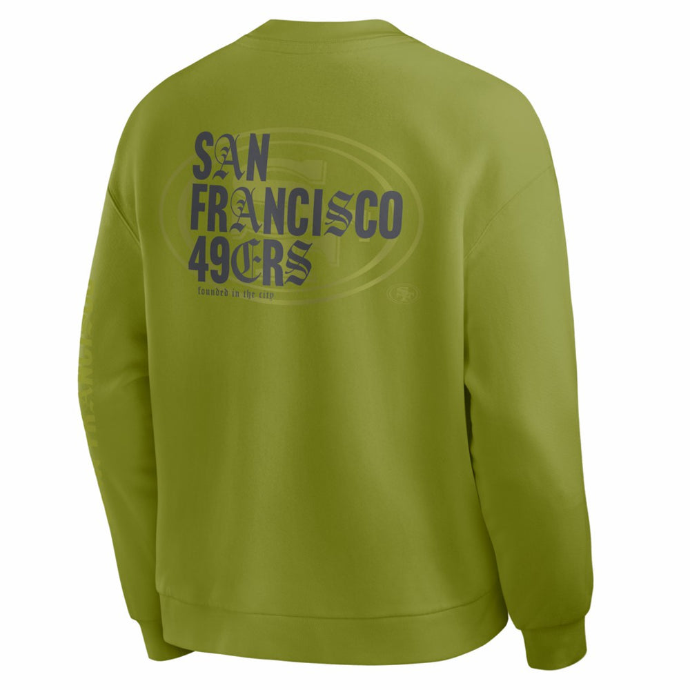 San Francisco 49ers Oversized Type Play Multi Sweatshirt - Green - Fanatics