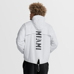 Miami Dolphins Type Play Down Full-Zip Jacket - White - Fanatics