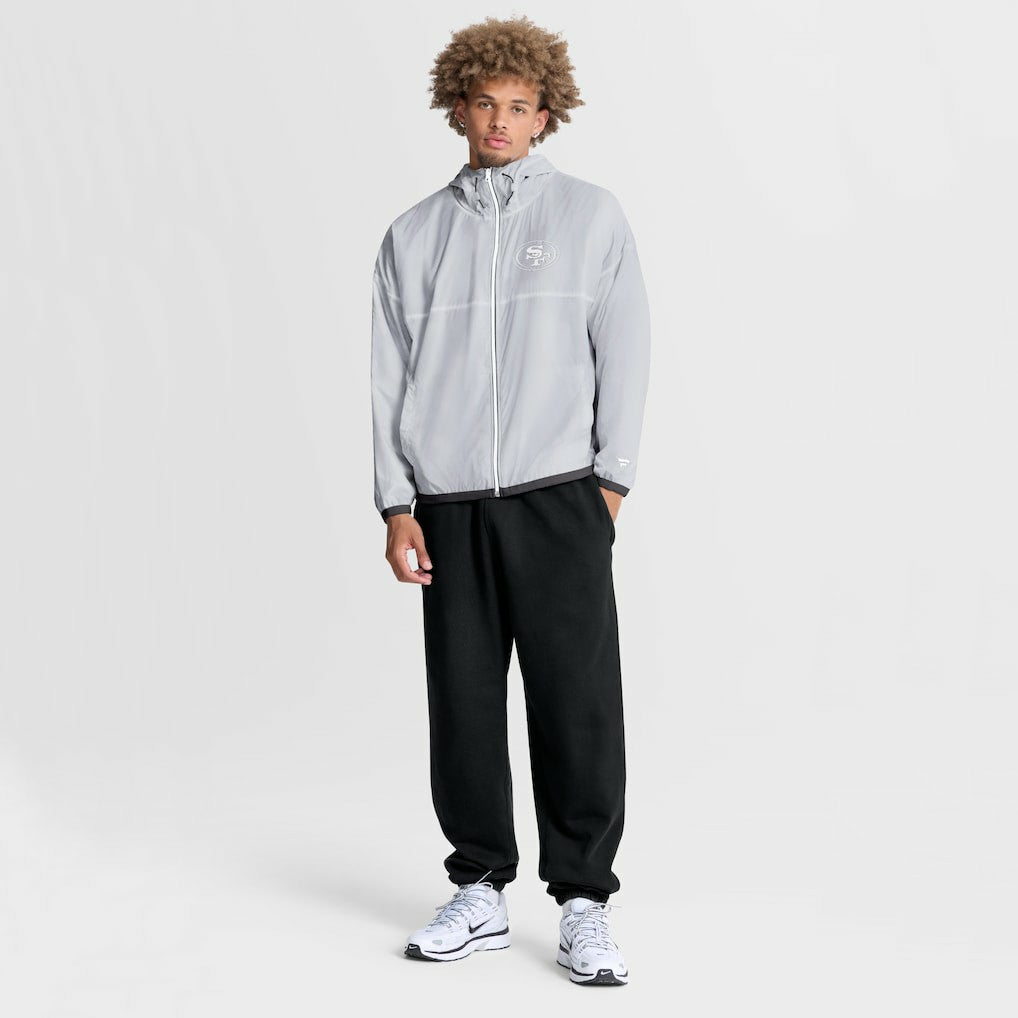 San Francisco 49ers Type Play Down Full-Zip Jacket - White - Fanatics