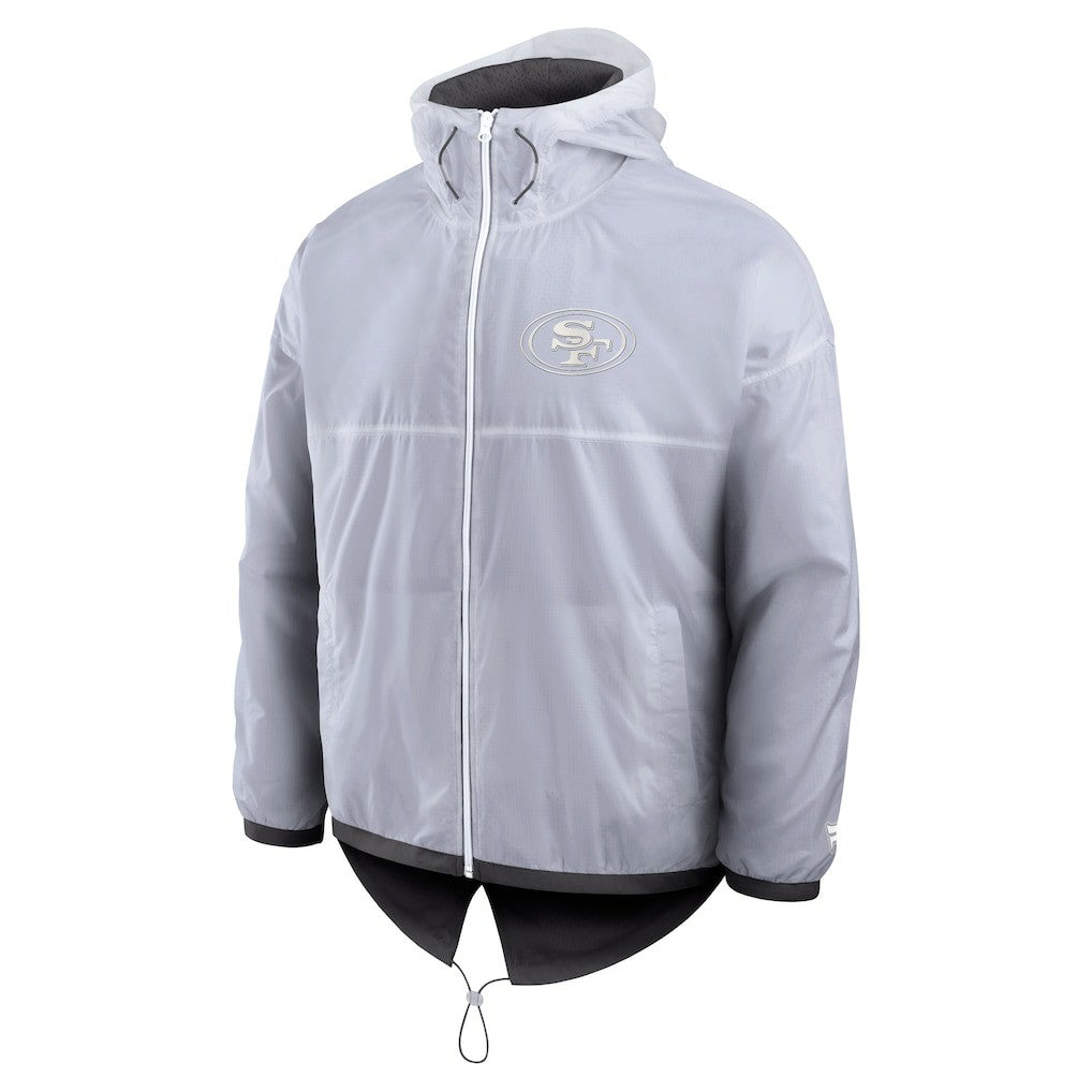 San Francisco 49ers Type Play Down Full-Zip Jacket - White - Fanatics