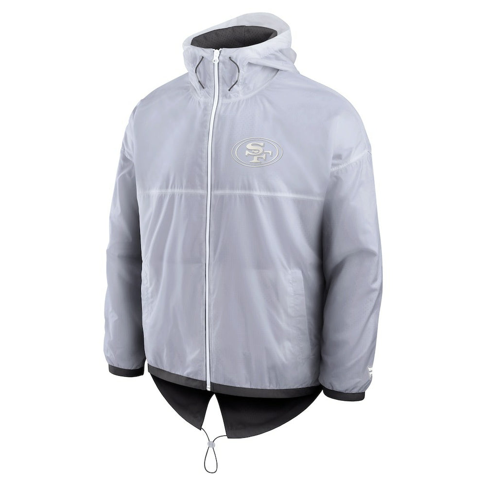San Francisco 49ers Type Play Down Full-Zip Jacket - White - Fanatics