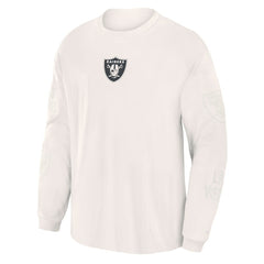 Las Vegas Raiders Oversized Type Play Long Sleeve T-Shirt - Gray - Fanatics