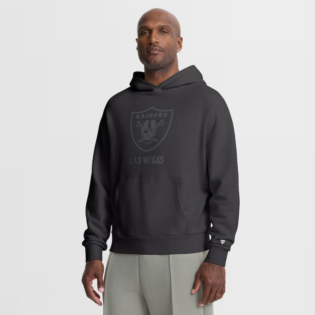Las Vegas Raiders Oversized Type Play Location Hoodie - Black - Fanatics