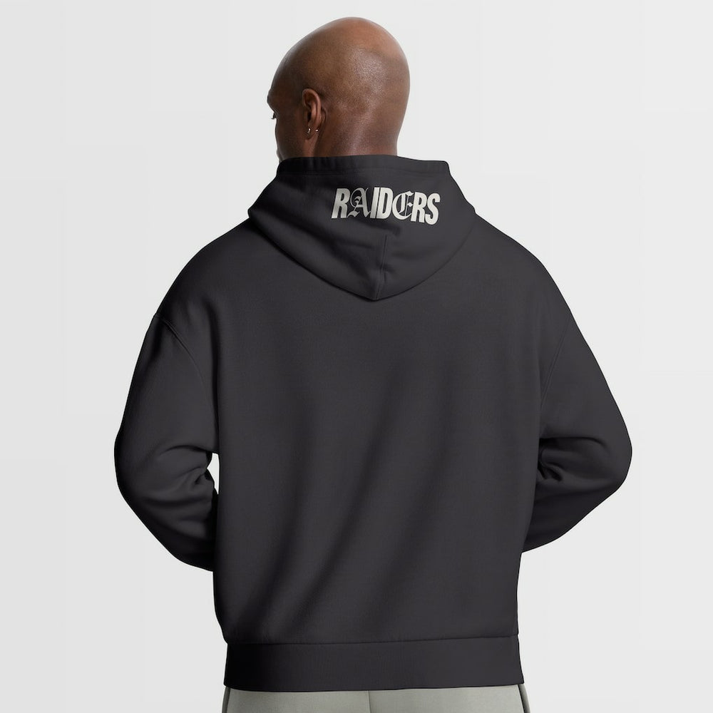Las Vegas Raiders Oversized Type Play Location Hoodie - Black - Fanatics