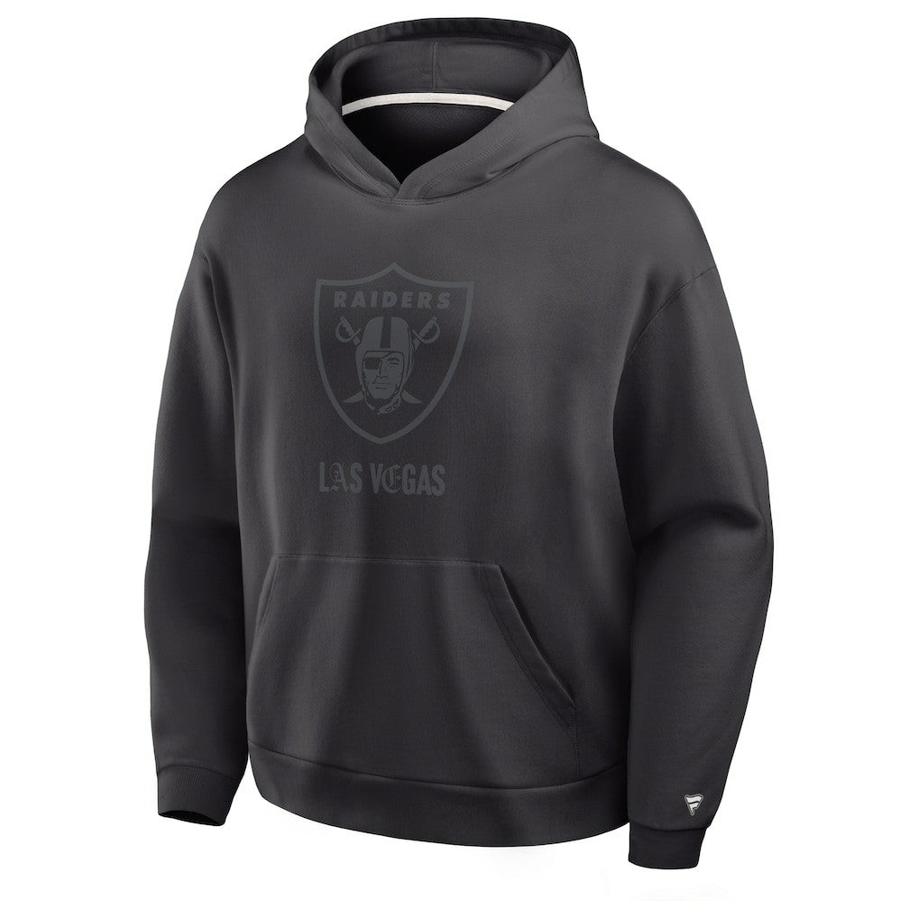Las Vegas Raiders Oversized Type Play Location Hoodie - Black - Fanatics