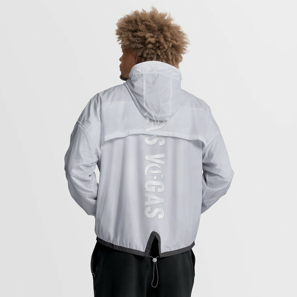 Las Vegas Raiders Type Play Down Full-Zip Jacket - White - Fanatics