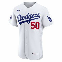 Mookie Betts Los Angeles Dodgers Nike Home Authentic Sponsor Patch Jersey Discount