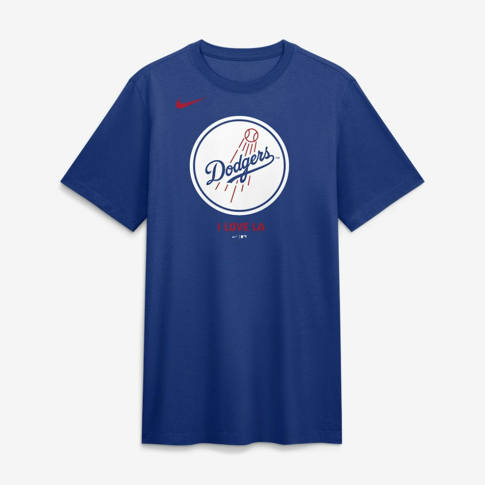 Los Angeles Dodgers Nike Tri-Blend Logo T-Shirt Near Me