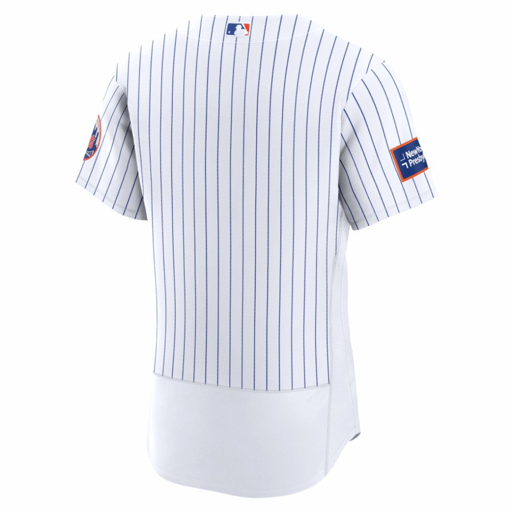 New York Mets Nike Home Sponsor Patch Authentic Jersey Sale