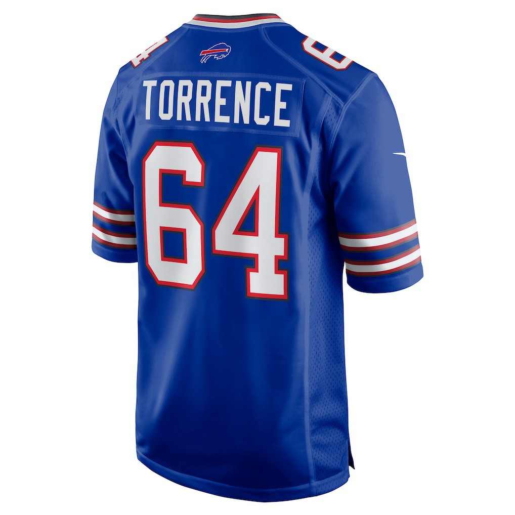O'Cyrus Torrence Buffalo Bills Home Game Jersey - Royal - Nike