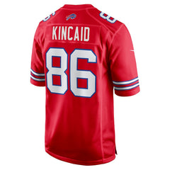 Dalton Kincaid Buffalo Bills Alternate Game Jersey - Red - Nike