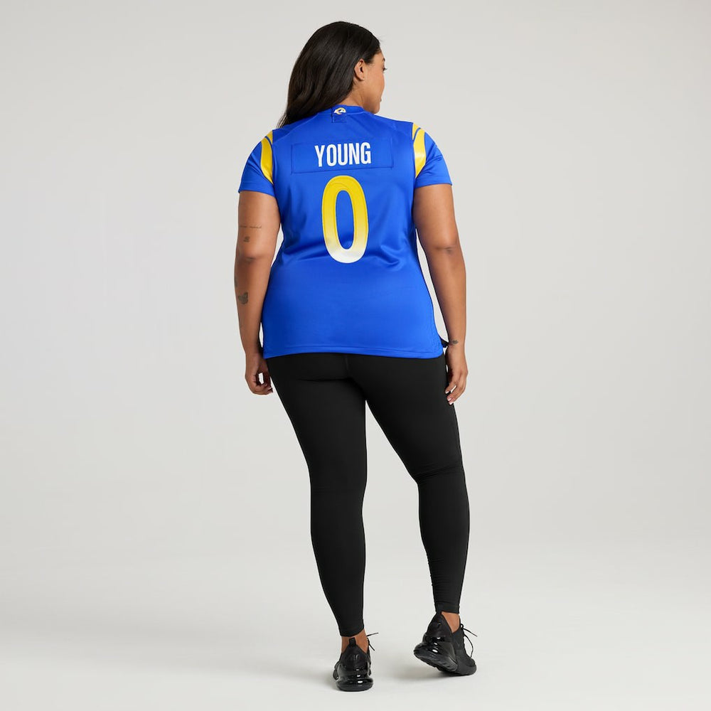 Byron Young Los Angeles Rams Women's Home Game Jersey - Royal - Nike