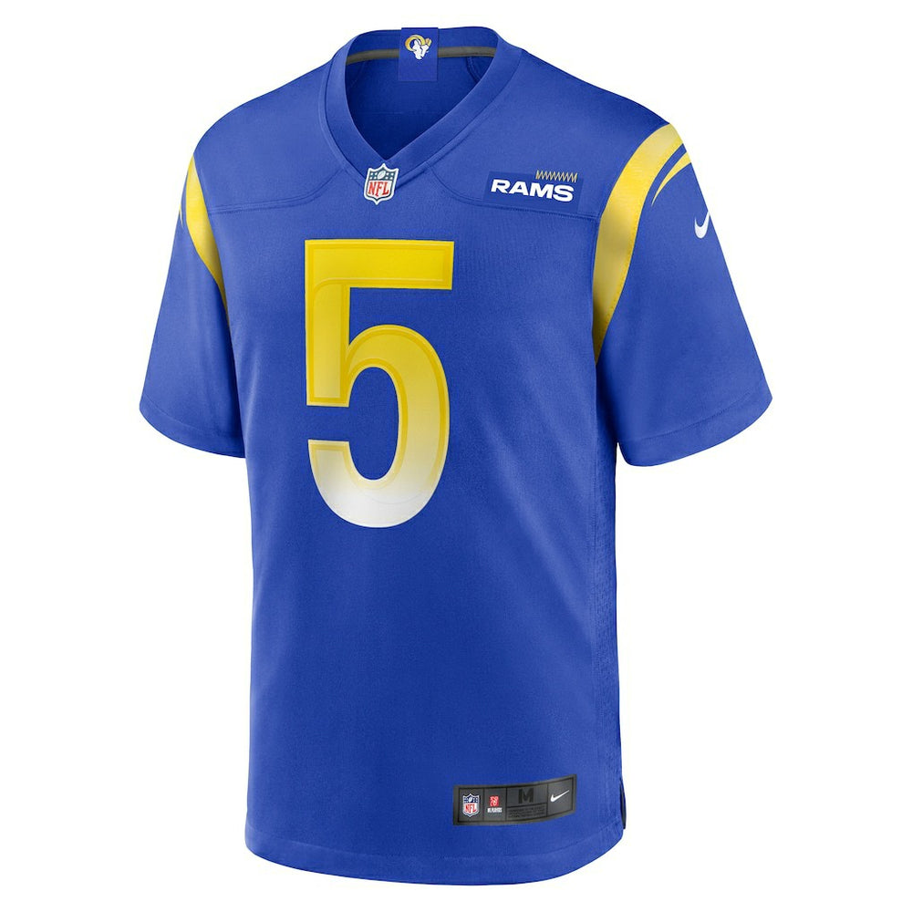 Tutu Atwell Los Angeles Rams Home Game Jersey - Royal - Nike