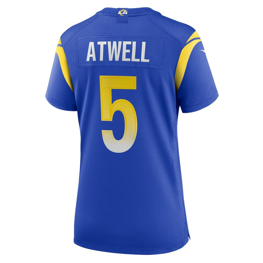 Tutu Atwell Los Angeles Rams Women's Home Game Jersey - Royal - Nike