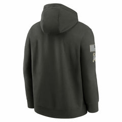 Indianapolis Colts Salute To Service Club Fleece Hoodie - Olive - Nike