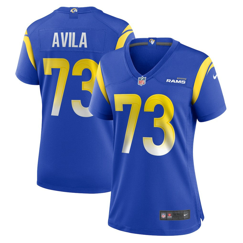 Steve Avila Los Angeles Rams Women's Home Game Jersey - Royal - Nike