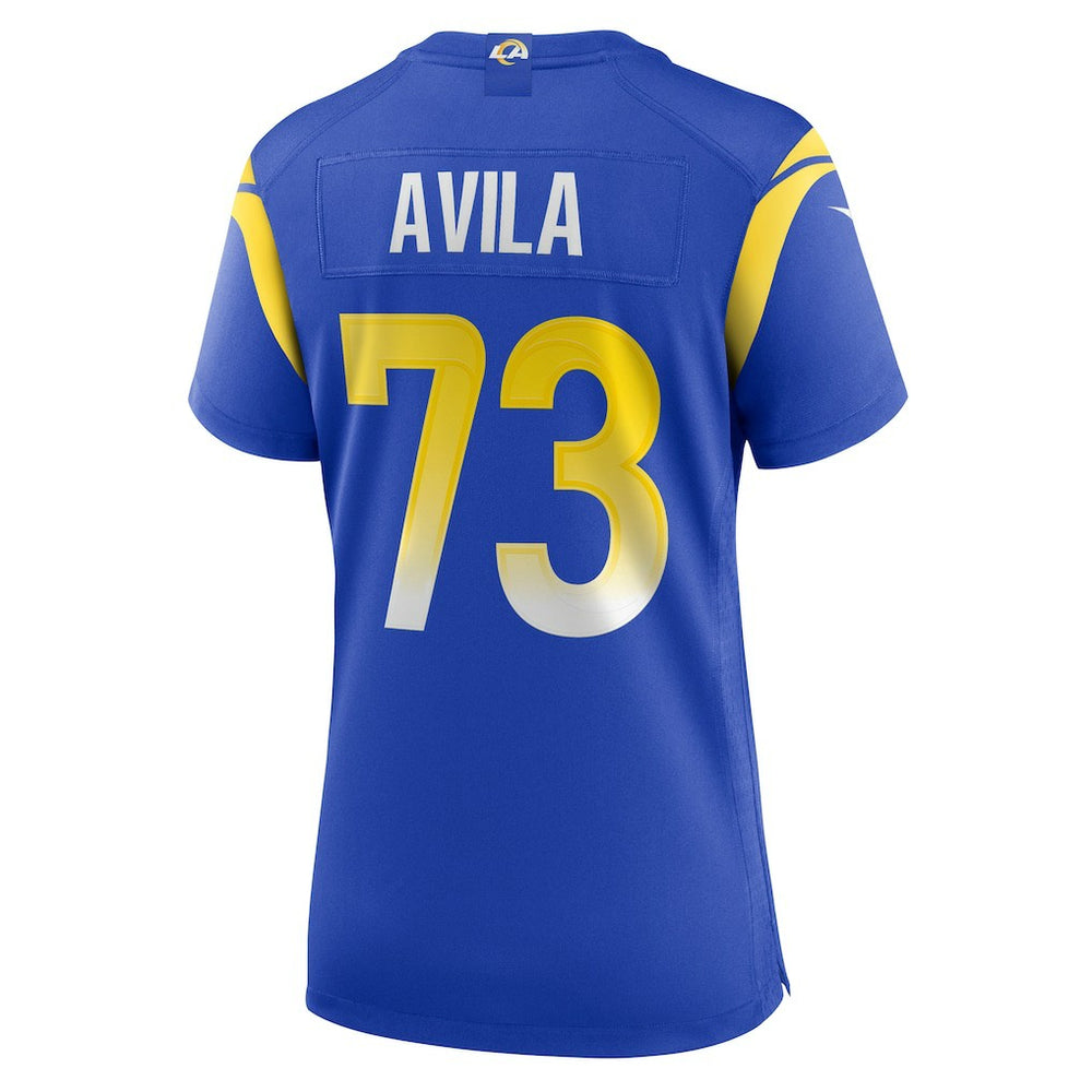 Steve Avila Los Angeles Rams Women's Home Game Jersey - Royal - Nike