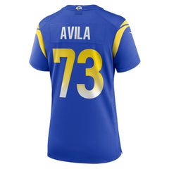 Steve Avila Los Angeles Rams Women's Home Game Jersey - Royal - Nike