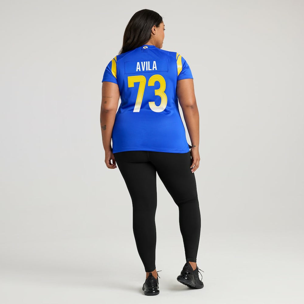 Steve Avila Los Angeles Rams Women's Home Game Jersey - Royal - Nike