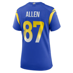 Davis Allen Los Angeles Rams Women's Home Game Jersey - Royal - Nike