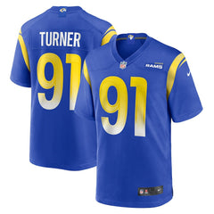 Kobie Turner Los Angeles Rams Home Game Jersey - Royal - Nike