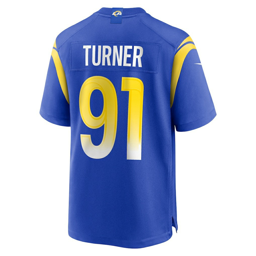 Kobie Turner Los Angeles Rams Home Game Jersey - Royal - Nike