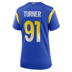 Kobie Turner Los Angeles Rams Women's Home Game Jersey - Royal - Nike
