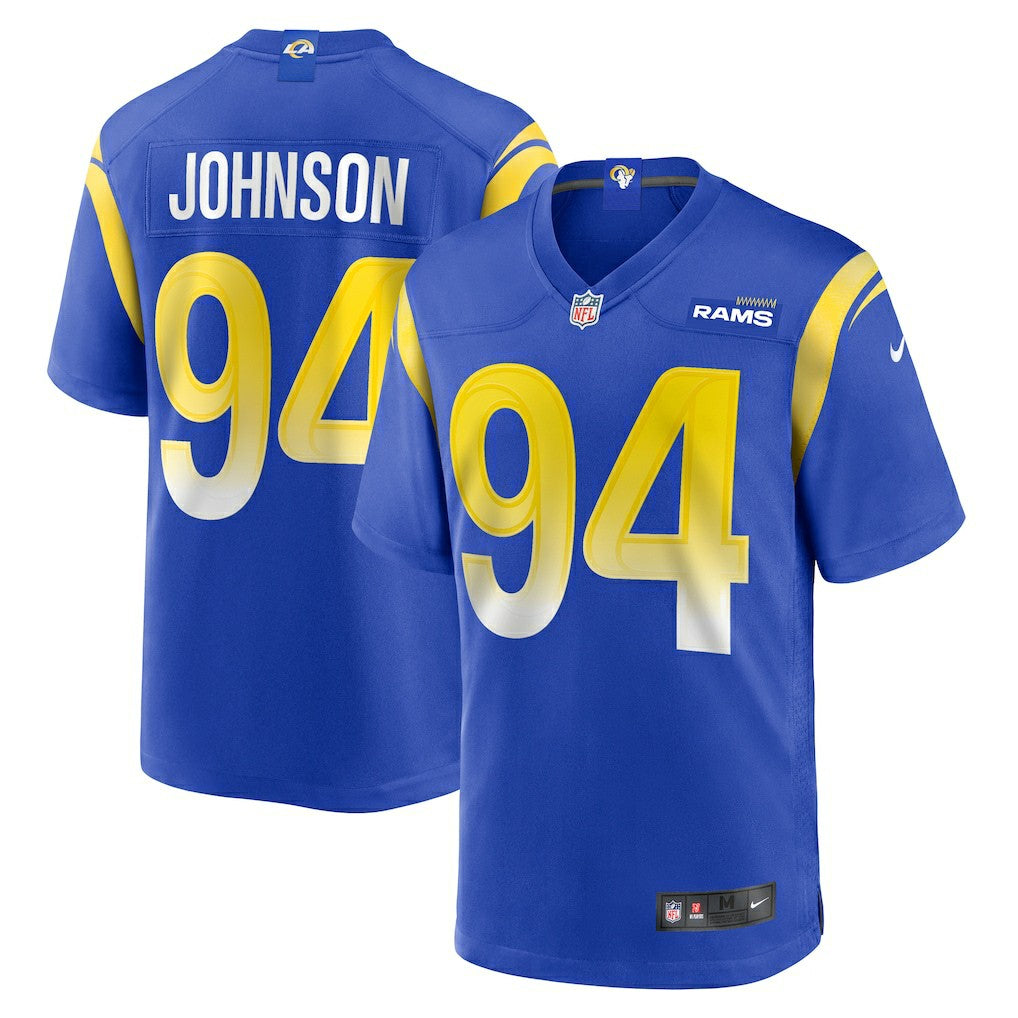 Desjuan Johnson Los Angeles Rams Home Game Jersey - Royal - Nike