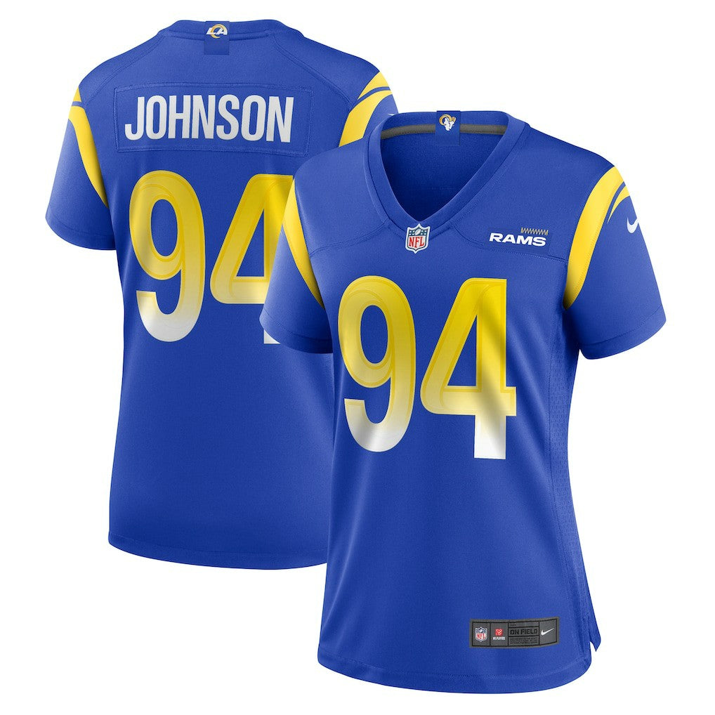 Desjuan Johnson Los Angeles Rams Women's Home Game Jersey - Royal - Nike