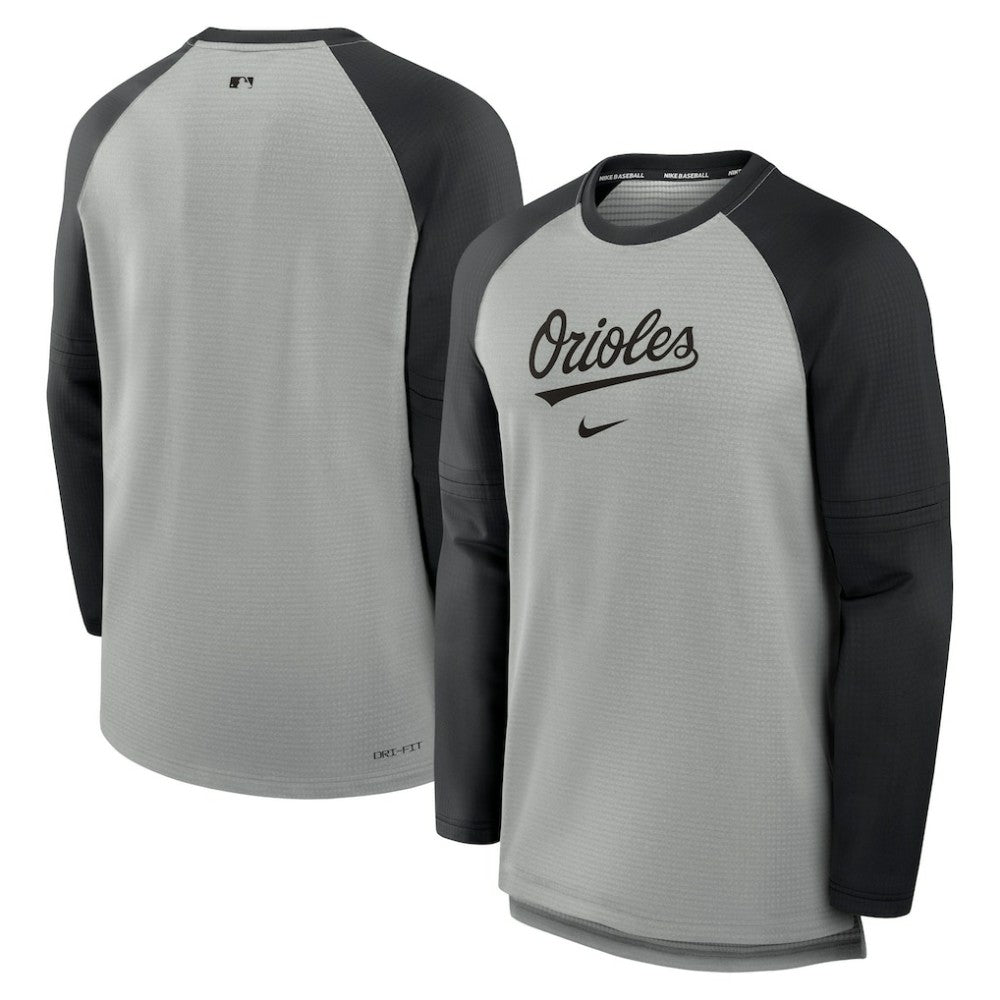 Baltimore Orioles Nike Authentic Collection Game Time Raglan Performance Long Sleeve T-Shirt Sale