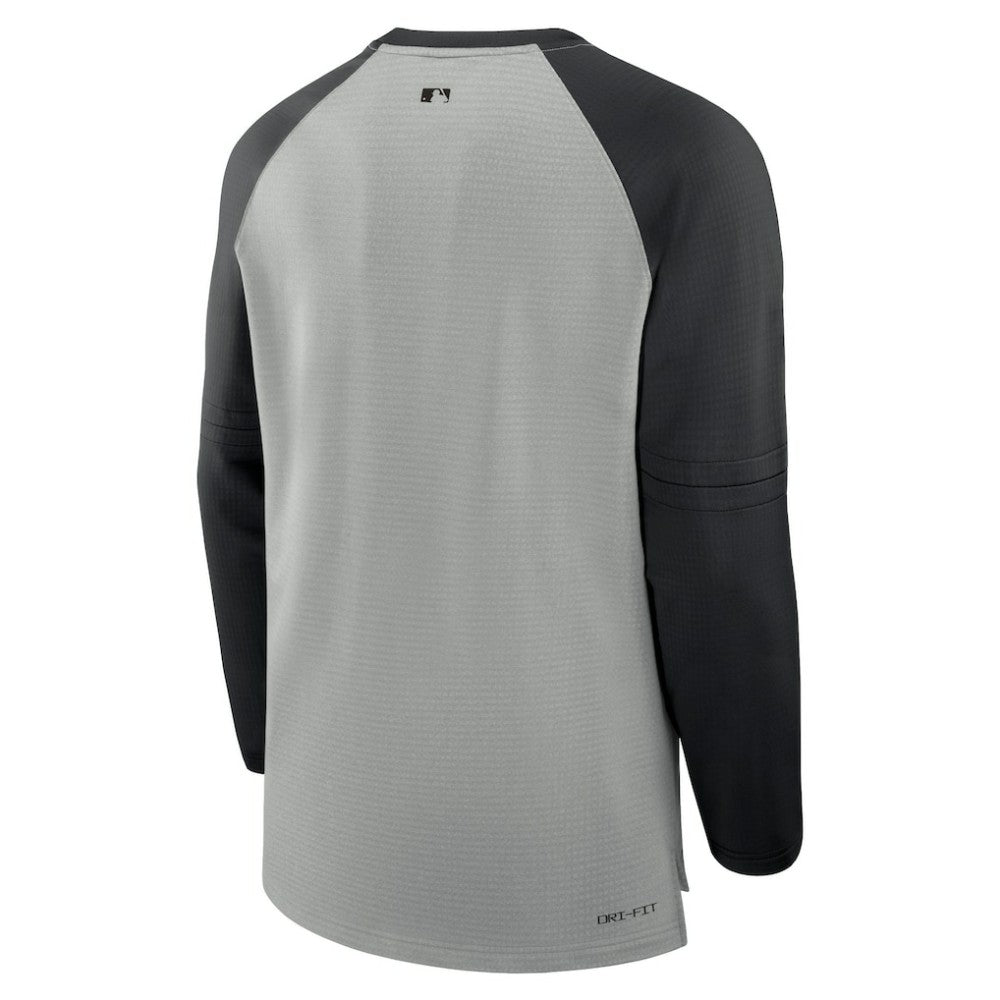 Miami Marlins Nike Authentic Collection Game Time Raglan Performance Long Sleeve T-Shirt Outlet