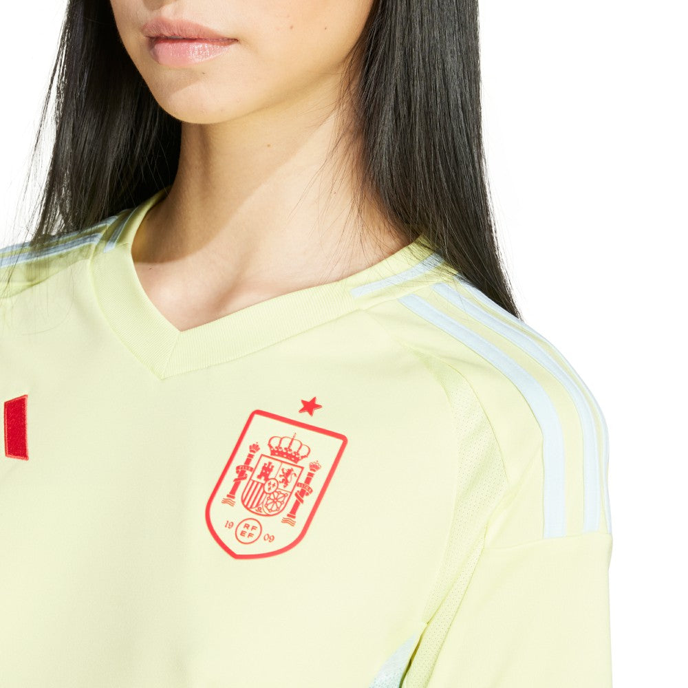 Adidas - Spain National Team Women's 2024 Away Replica Jersey - Yellow