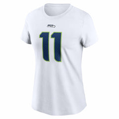 Jaxon Smith-Njigba Seattle Seahawks Women's Player Name & Number T-Shirt - White - Nike