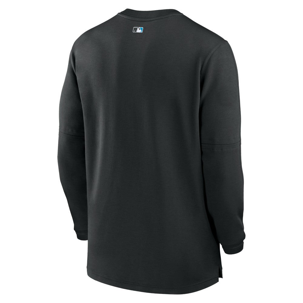 Miami Marlins Nike Authentic Collection Game Time Performance Quarter-Zip Top Sale
