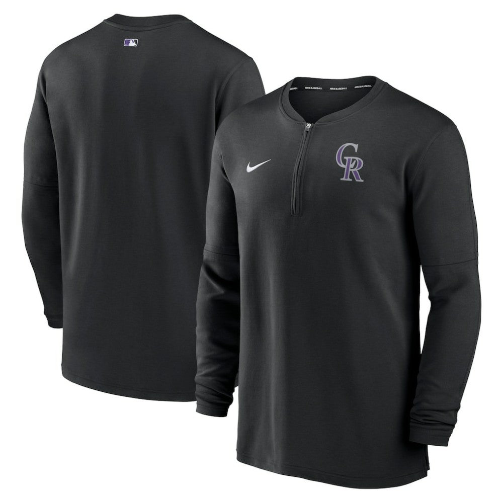 Colorado Rockies Nike Authentic Collection Game Time Performance Quarter-Zip Top Discount