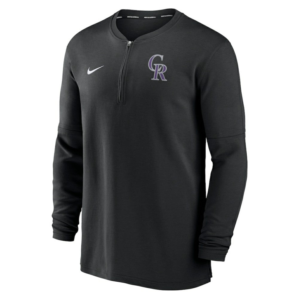 Colorado Rockies Nike Authentic Collection Game Time Performance Quarter-Zip Top Discount