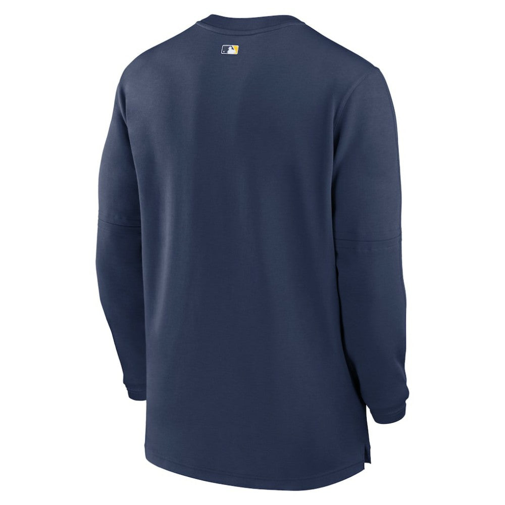 Milwaukee Brewers Nike Authentic Collection Game Time Performance Quarter-Zip Top Online