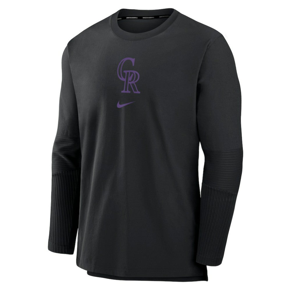 Colorado Rockies Nike Authentic Collection Player Dri-FIT Lightweight Pullover Online