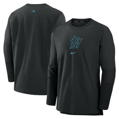 Miami Marlins Nike Authentic Collection Player Dri-FIT Lightweight Pullover Near Me