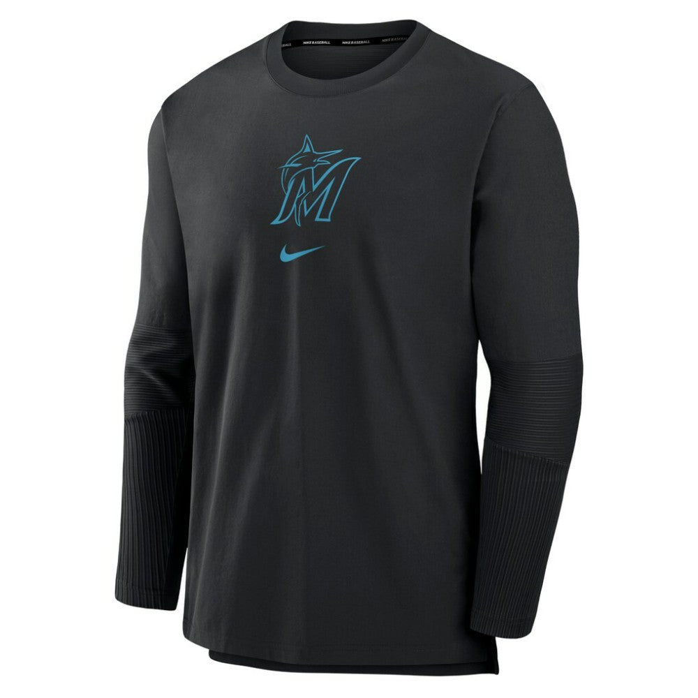 Miami Marlins Nike Authentic Collection Player Dri-FIT Lightweight Pullover Near Me