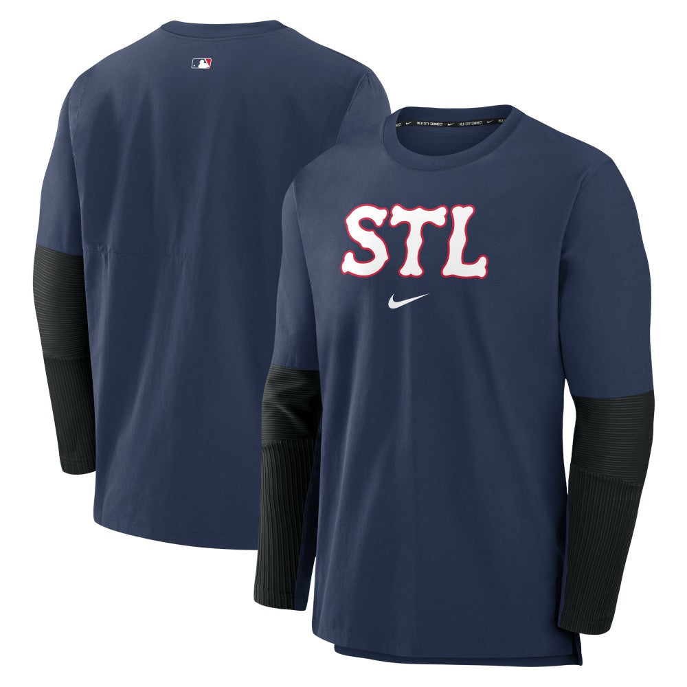 St. Louis Cardinals Nike Authentic Collection Player Dri-FIT Lightweight Pullover Online