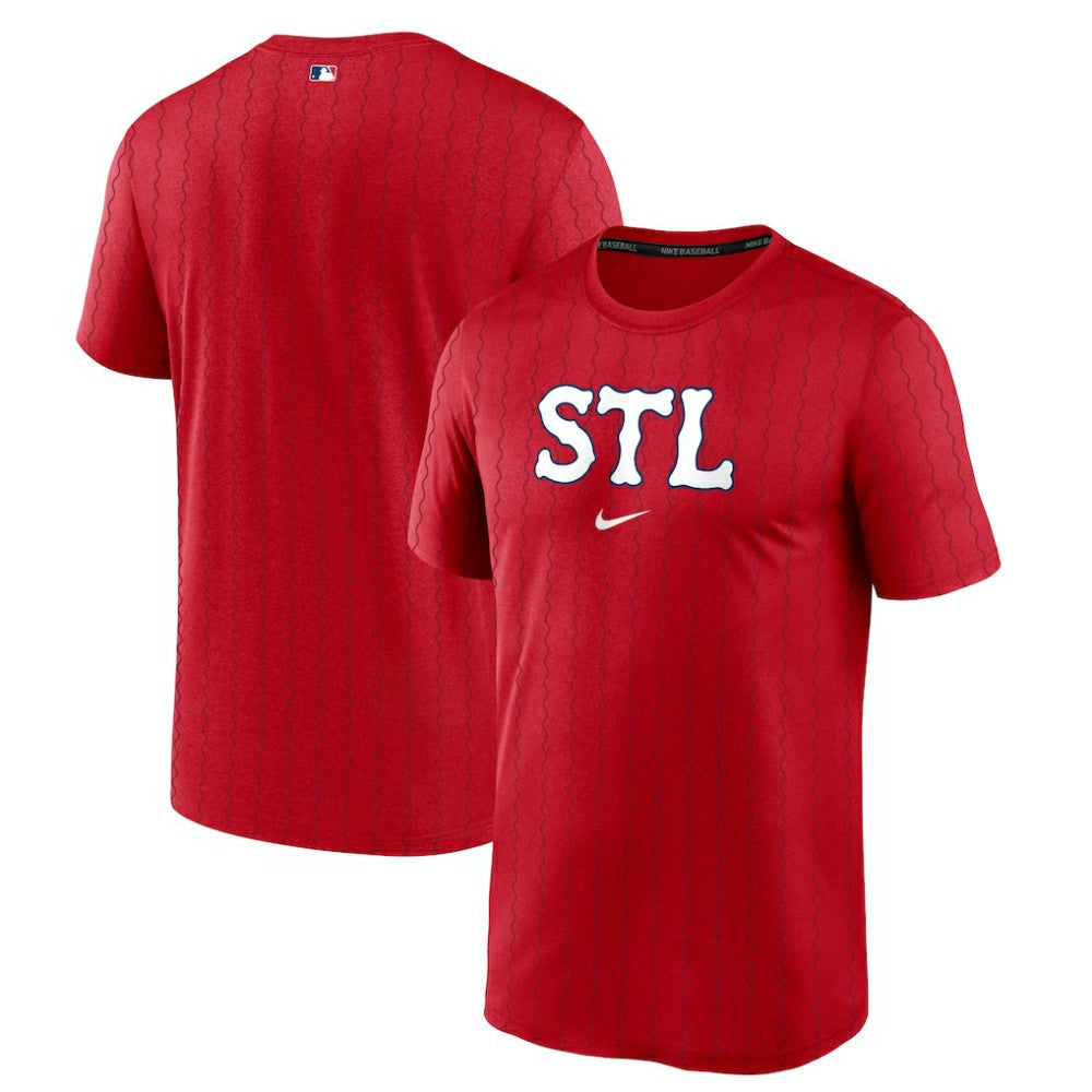 St. Louis Cardinals Nike 2024 City Connect Authentic Collection Practice Velocity Performance T-Shirt Online