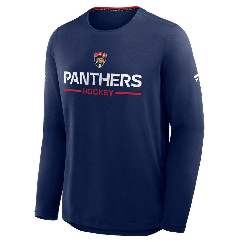 Florida Panthers Fanatics Authentic Pro Rink Tech Long Sleeve T-Shirt - Navy | Fanatics near me