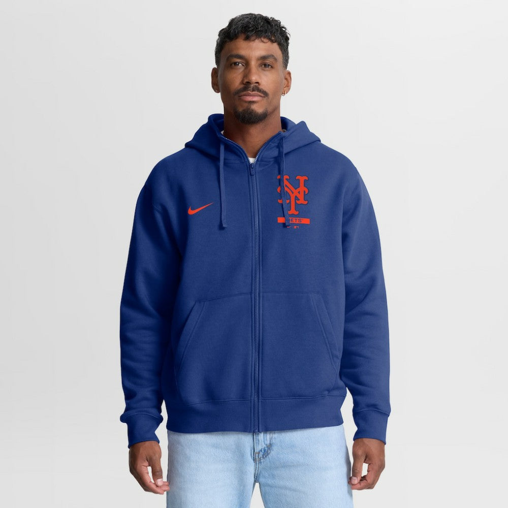 New York Mets Nike Primetime Lockup Full-Zip Hoodie Outlet