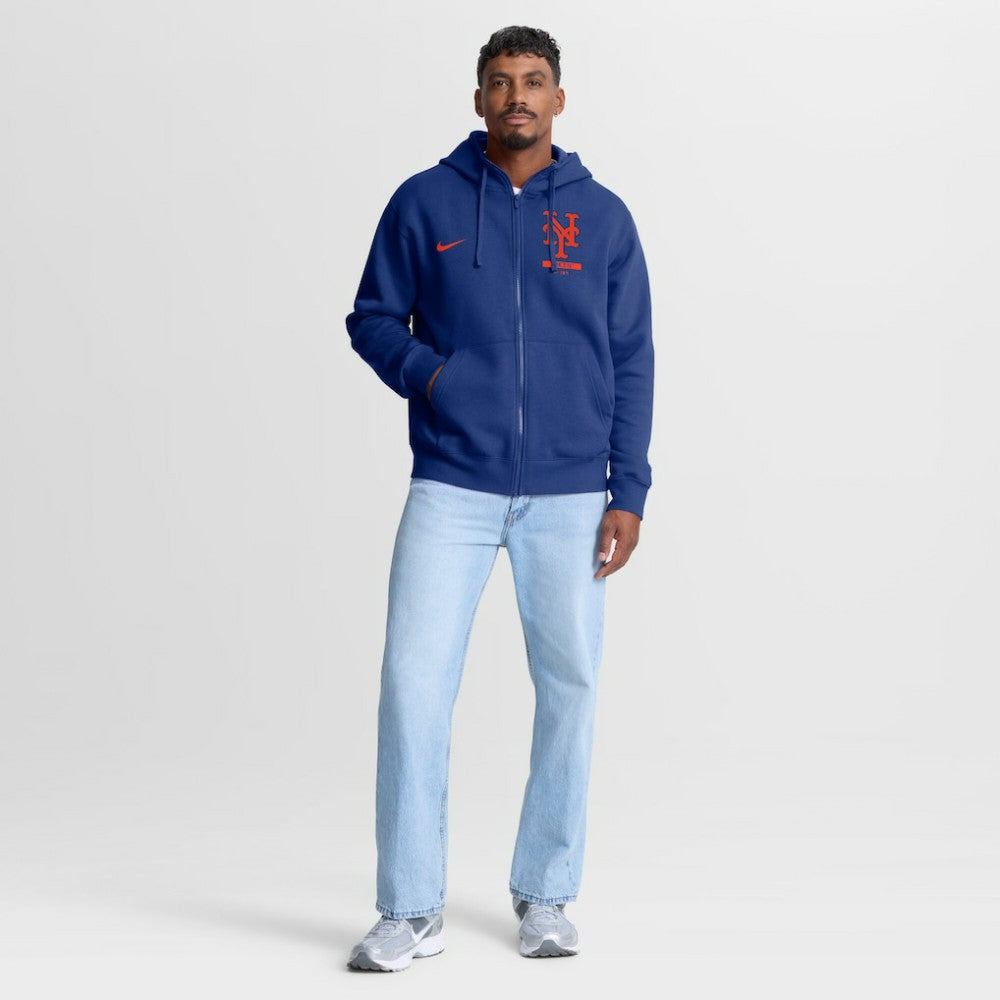 New York Mets Nike Primetime Lockup Full-Zip Hoodie Outlet