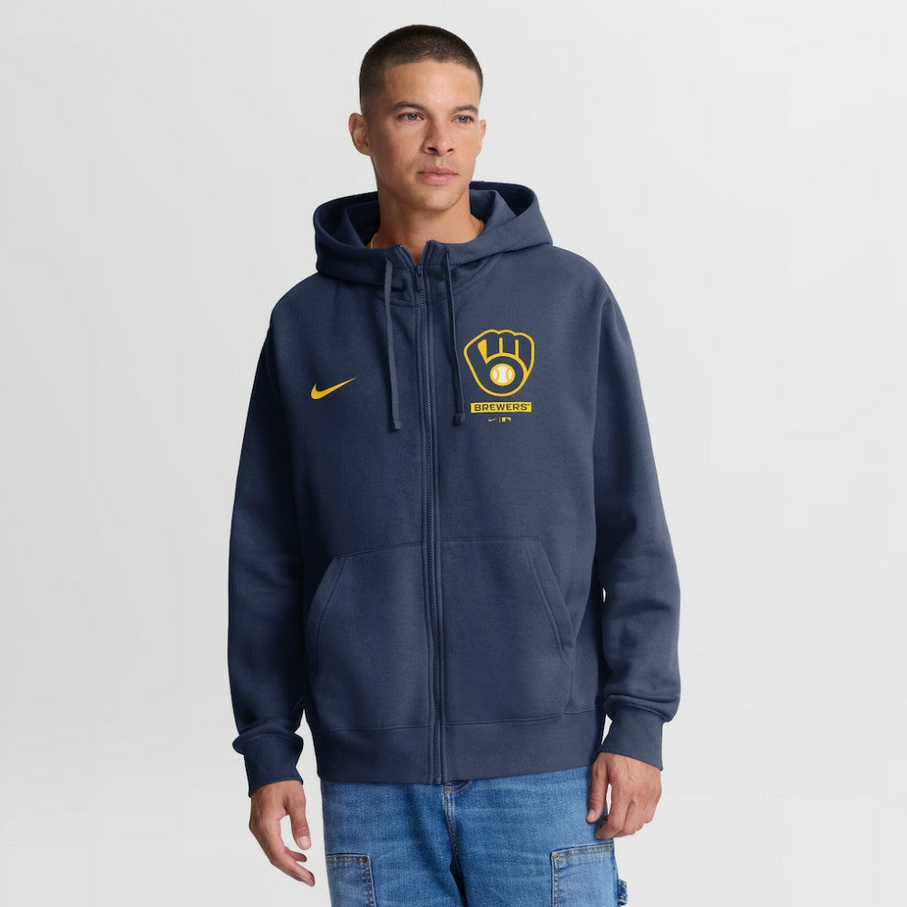 Milwaukee Brewers Nike Primetime Lockup Full-Zip Hoodie for sale