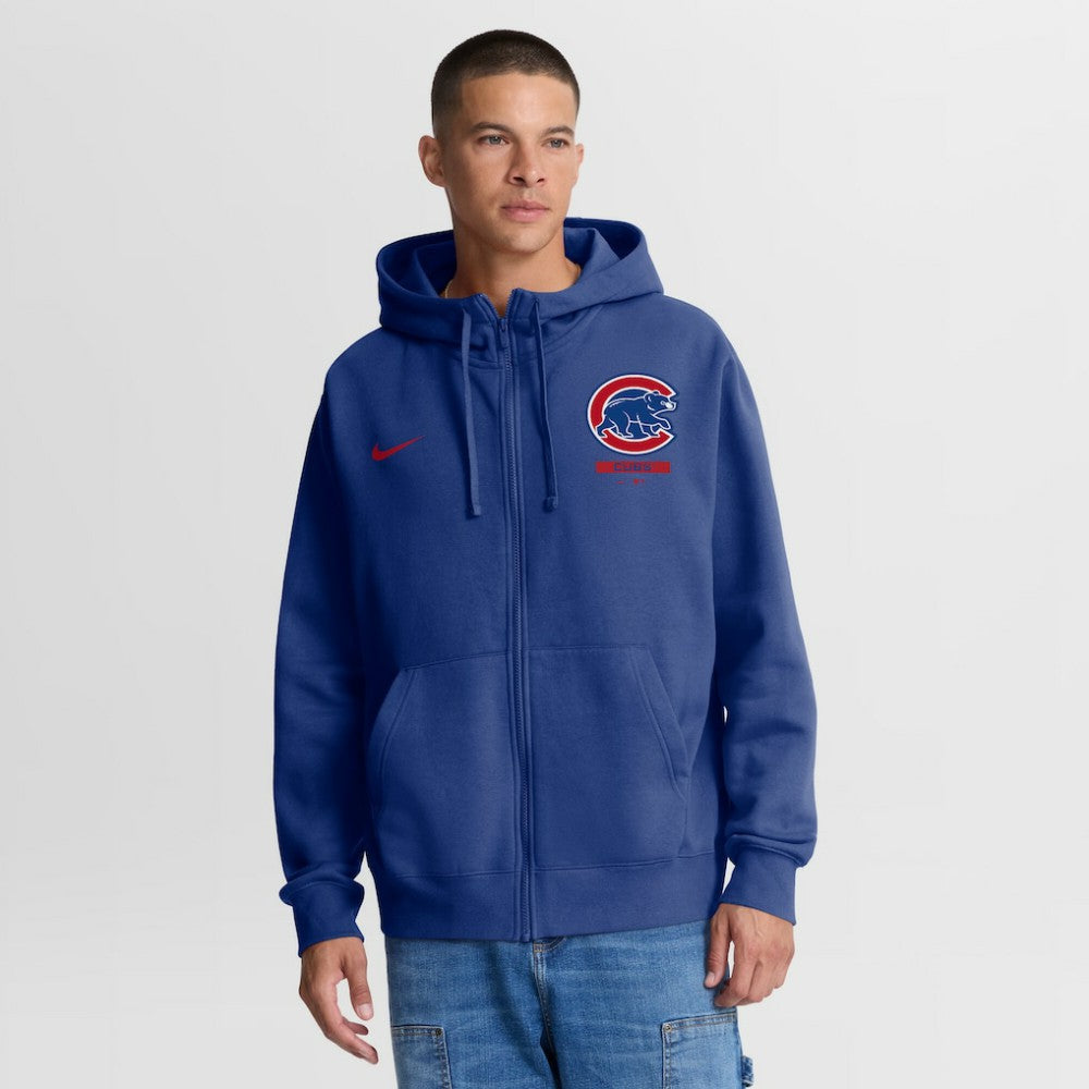 Chicago Cubs Nike Primetime Lockup Full-Zip Hoodie Discount