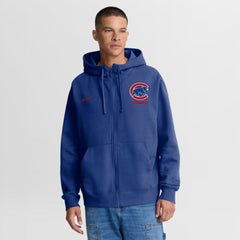 Chicago Cubs Nike Primetime Lockup Full-Zip Hoodie Discount