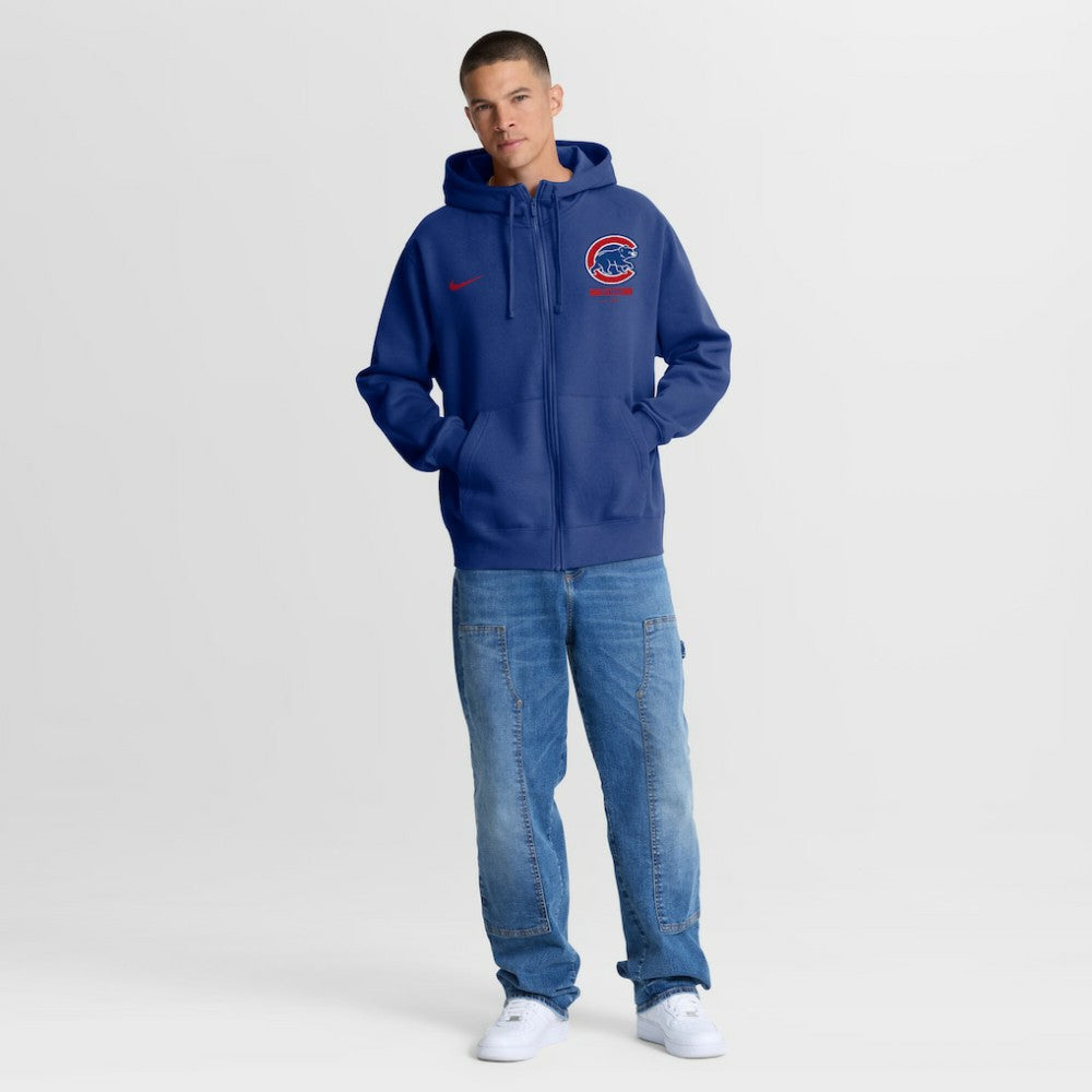 Chicago Cubs Nike Primetime Lockup Full-Zip Hoodie Discount