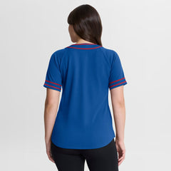 Texas Rangers Fanatics Women's Diva Race Ahead Raglan V-Neck T-Shirt Discount